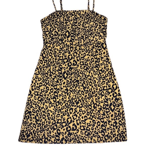 Emory Park Fitted Cheetah Print Mini Dress - Picture 2 of 6